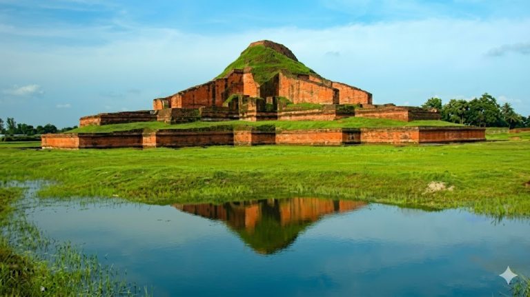 নওগাঁ জেলার ঐতিহাসিক পাহাড়পুর বৌদ্ধ বিহার (সোমপুর মহাবিহার)