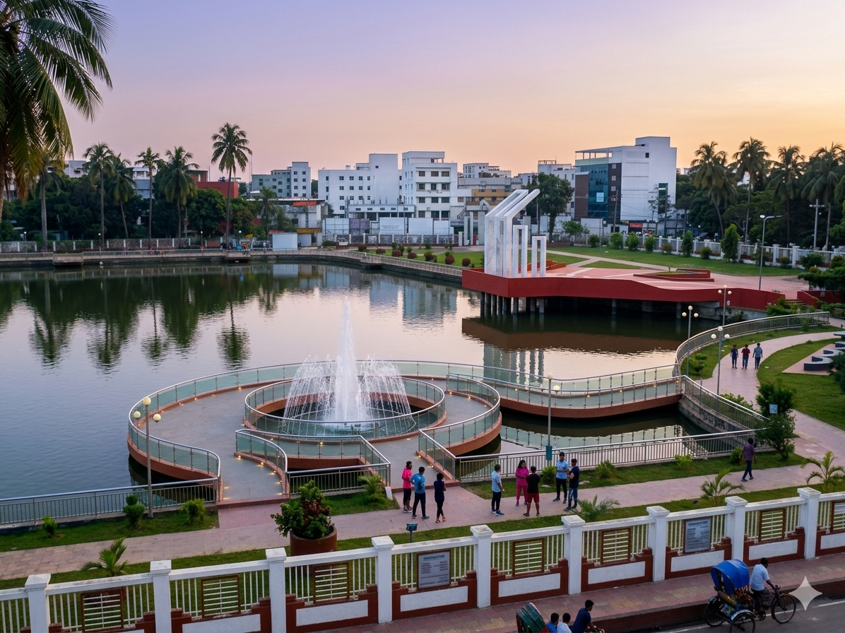খুলনা শহরের প্রাণকেন্দ্রে অবস্থিত ঐতিহাসিক ও মনোরম শহীদ হাদিস পার্ক